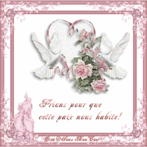 Gif animé amour paix